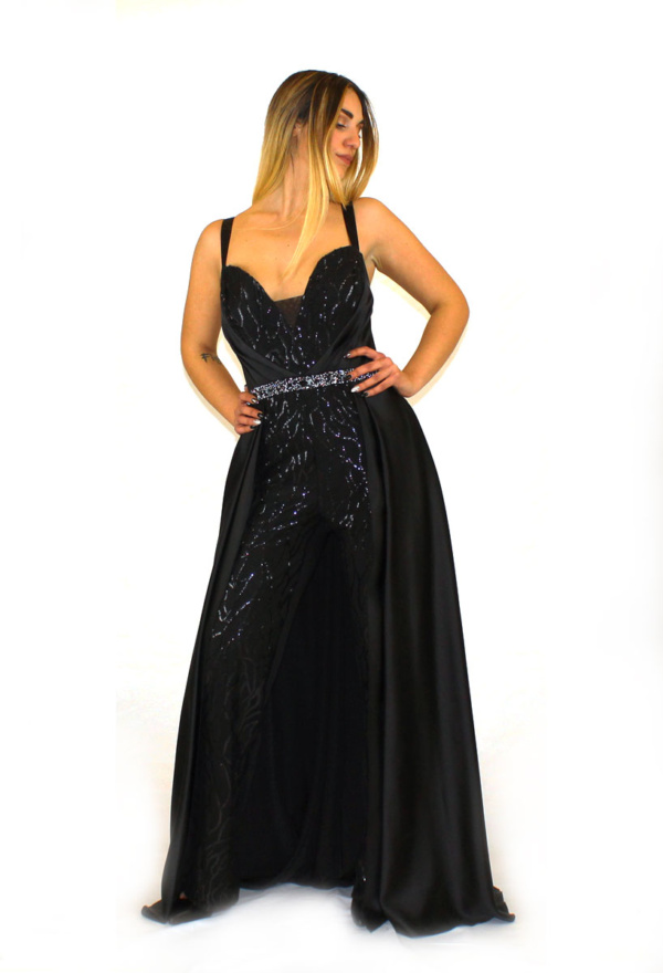 Tuta nera - Sharon - Collezione Cerimonia Elegante