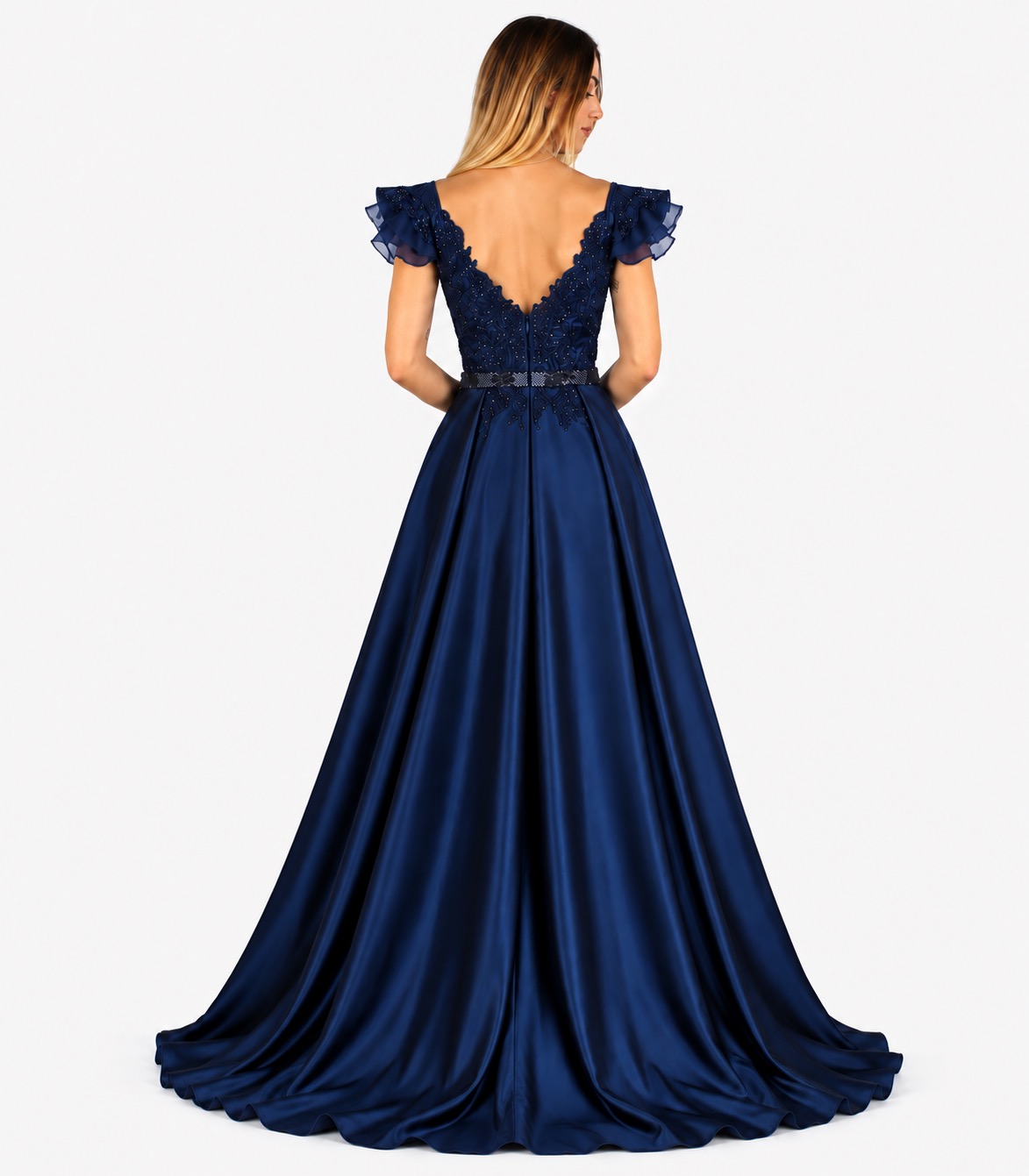 Abito lungo blu - Baci Stellari - immagine 3