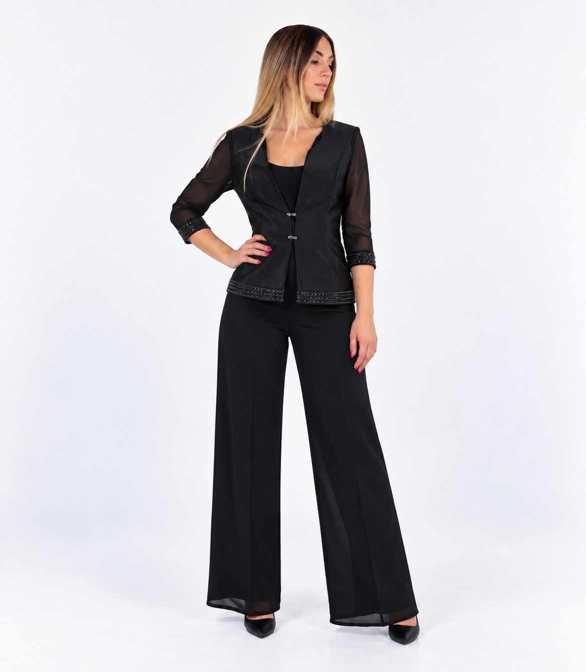 Tailleur nero - Elizabeth Moda