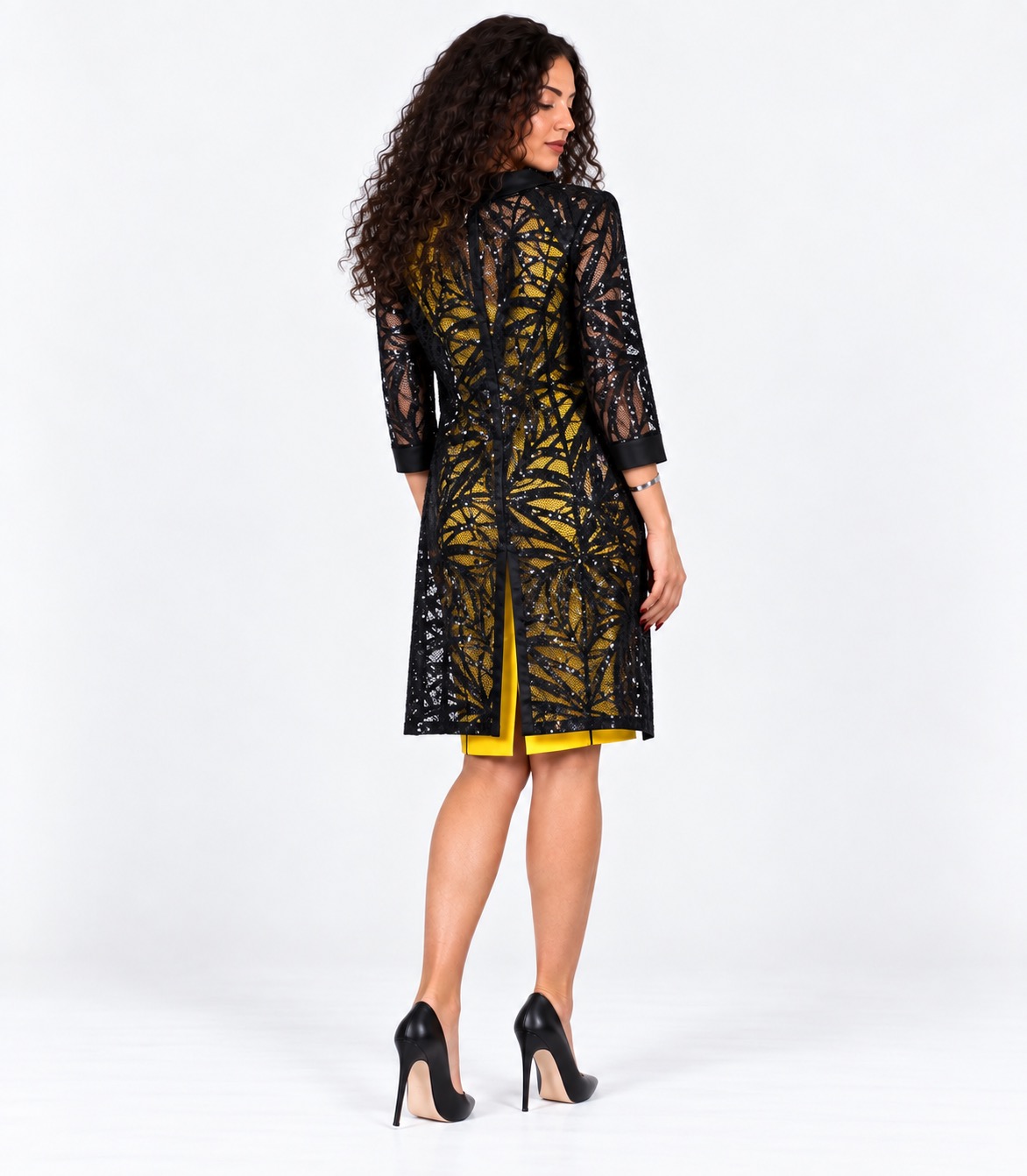 Completo nero/giallo - Elizabeth Moda - immagine 3