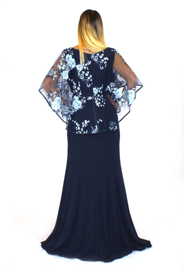 Abito lungo blu - Sharon - Collezione Cerimonia Elegante