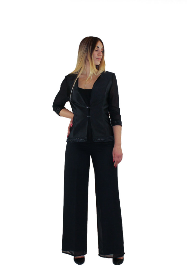 Tailleur nero - Romeo Gigli - Collezione Cerimonia Elegante