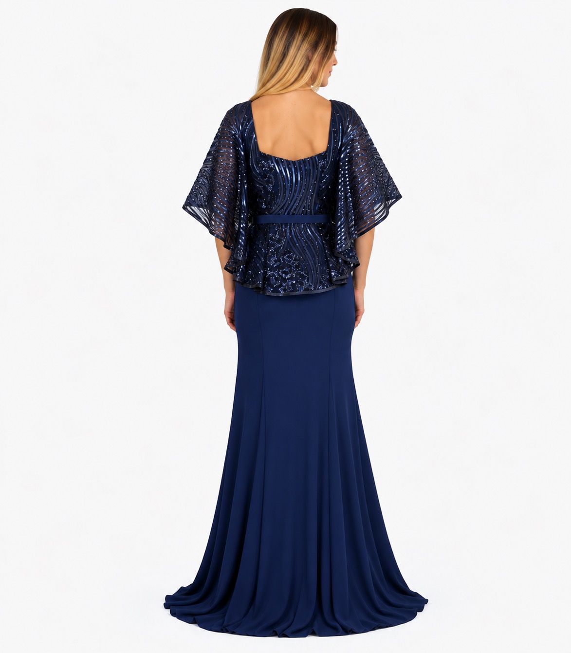 Abito lungo blu - Mery.lò - immagine 3