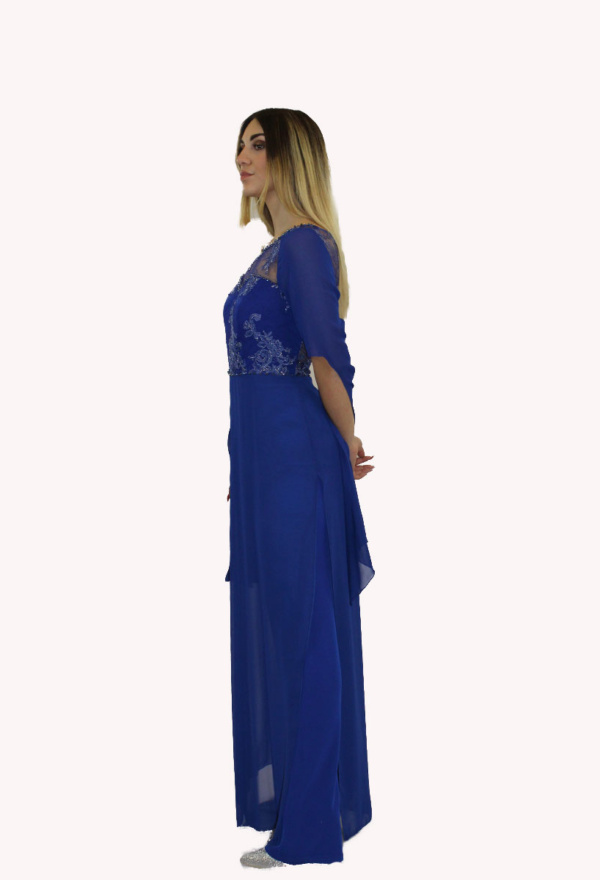 Tuta blu cobalto - Sharon - Collezione Cerimonia Elegante