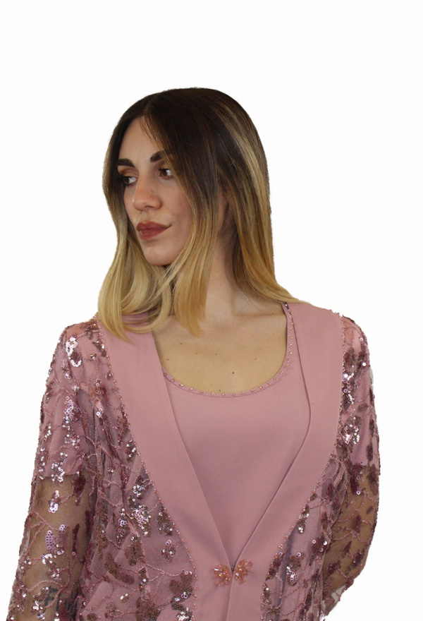 Tailleur rosa da cerimonia - Paola Forti - Collezione Cerimonia