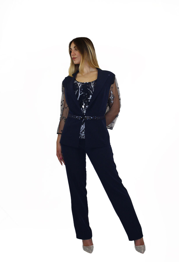 Tailleur blu - Sharon - Collezione Cerimonia Elegante