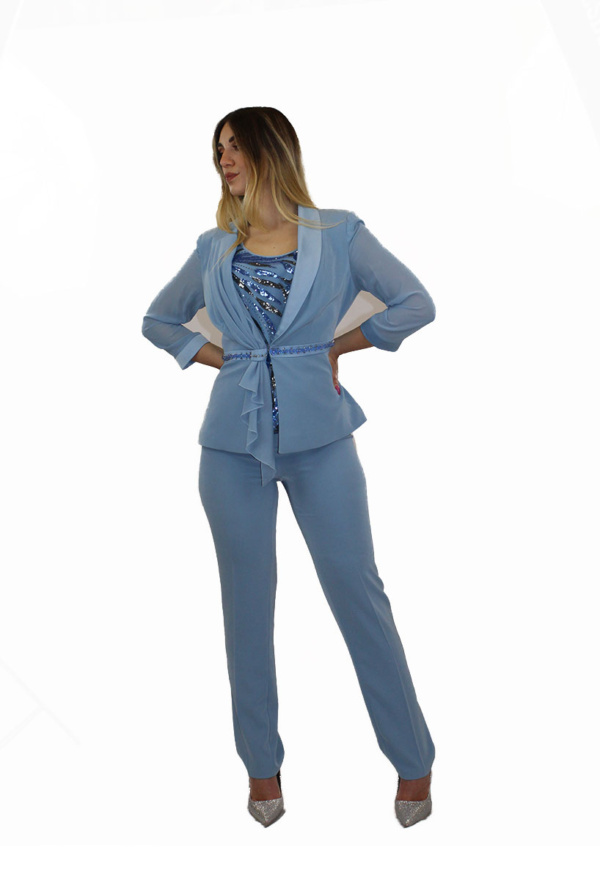 Tailleur polvere da sera - Paola Forti - Collezione Cerimonia