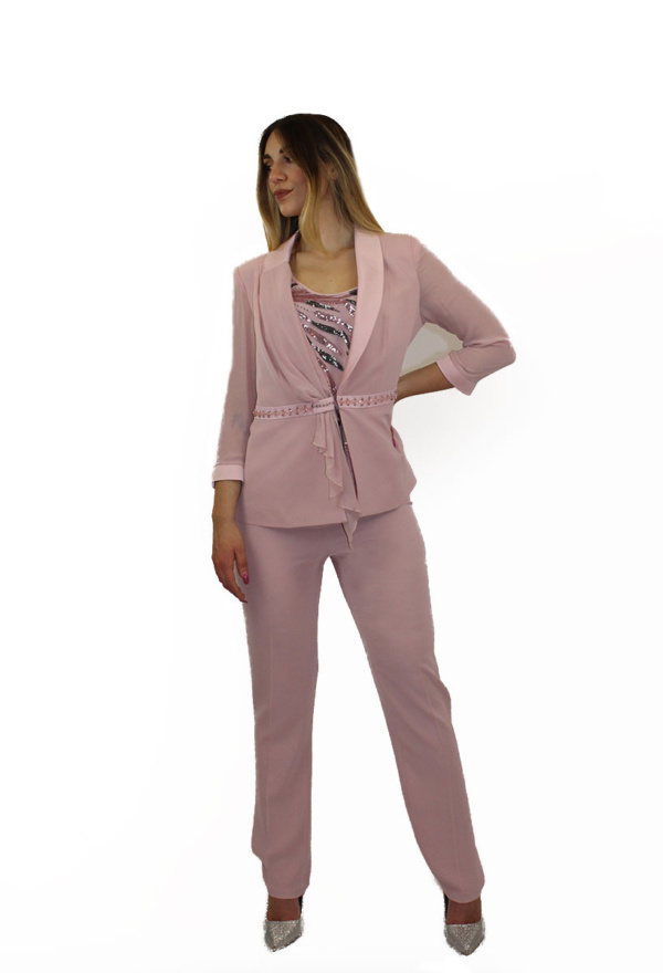 Tailleur rosa - Paola Forti - Collezione Cerimonia Elegante