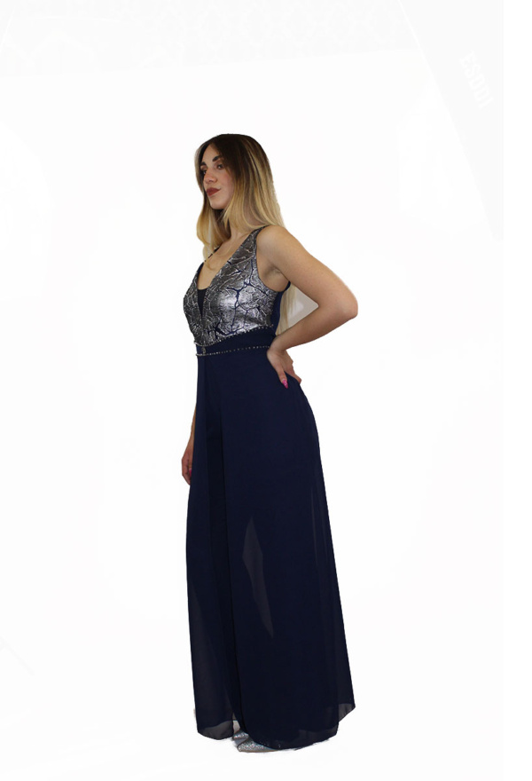 Tuta blu - Sharon - Collezione Cerimonia Elegante