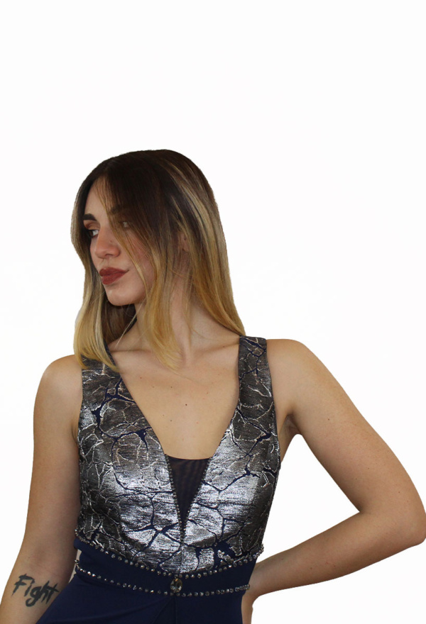 Tuta blu - Sharon - Collezione Cerimonia Elegante