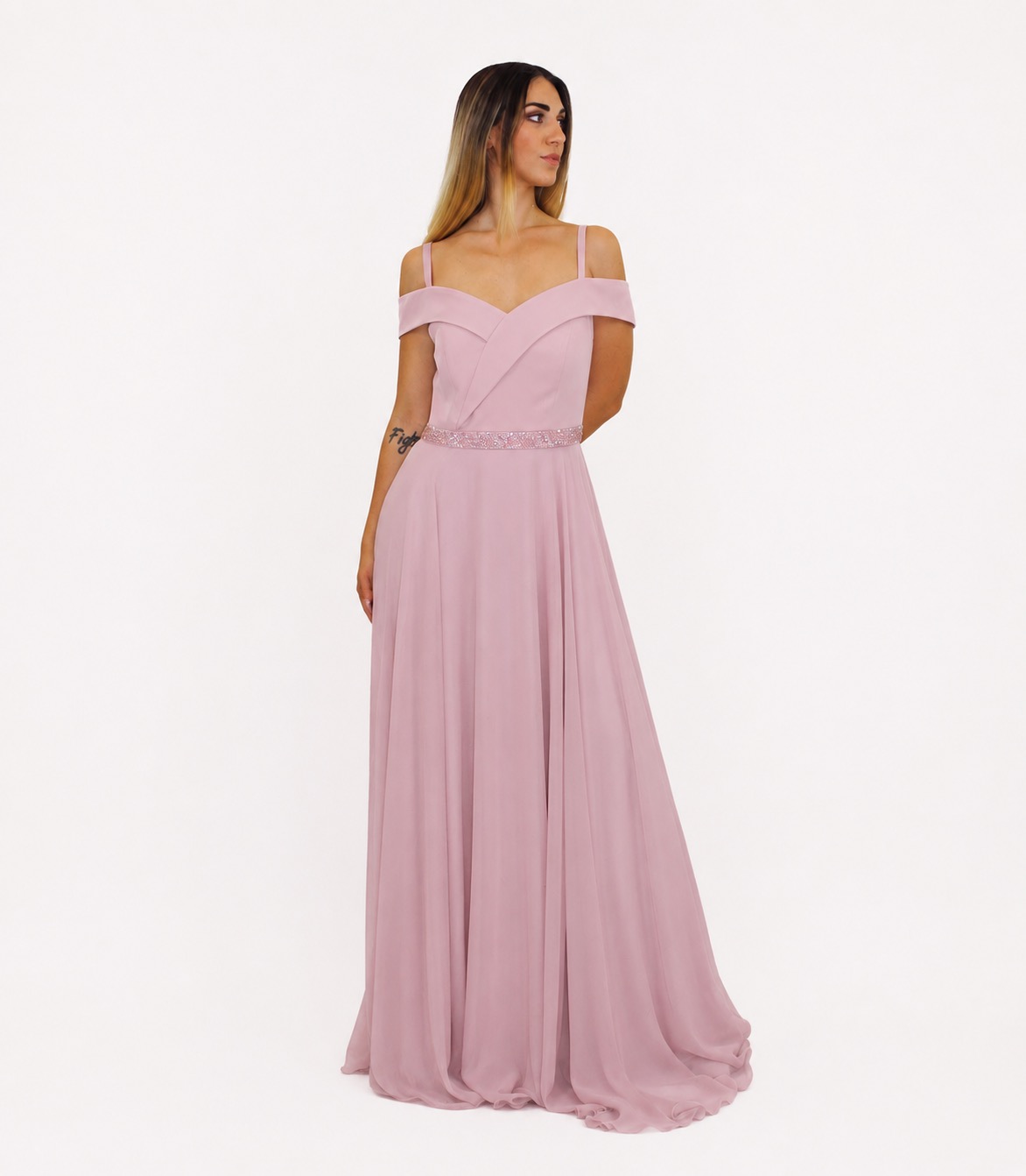 Abito lungo rosa - Paola Forti