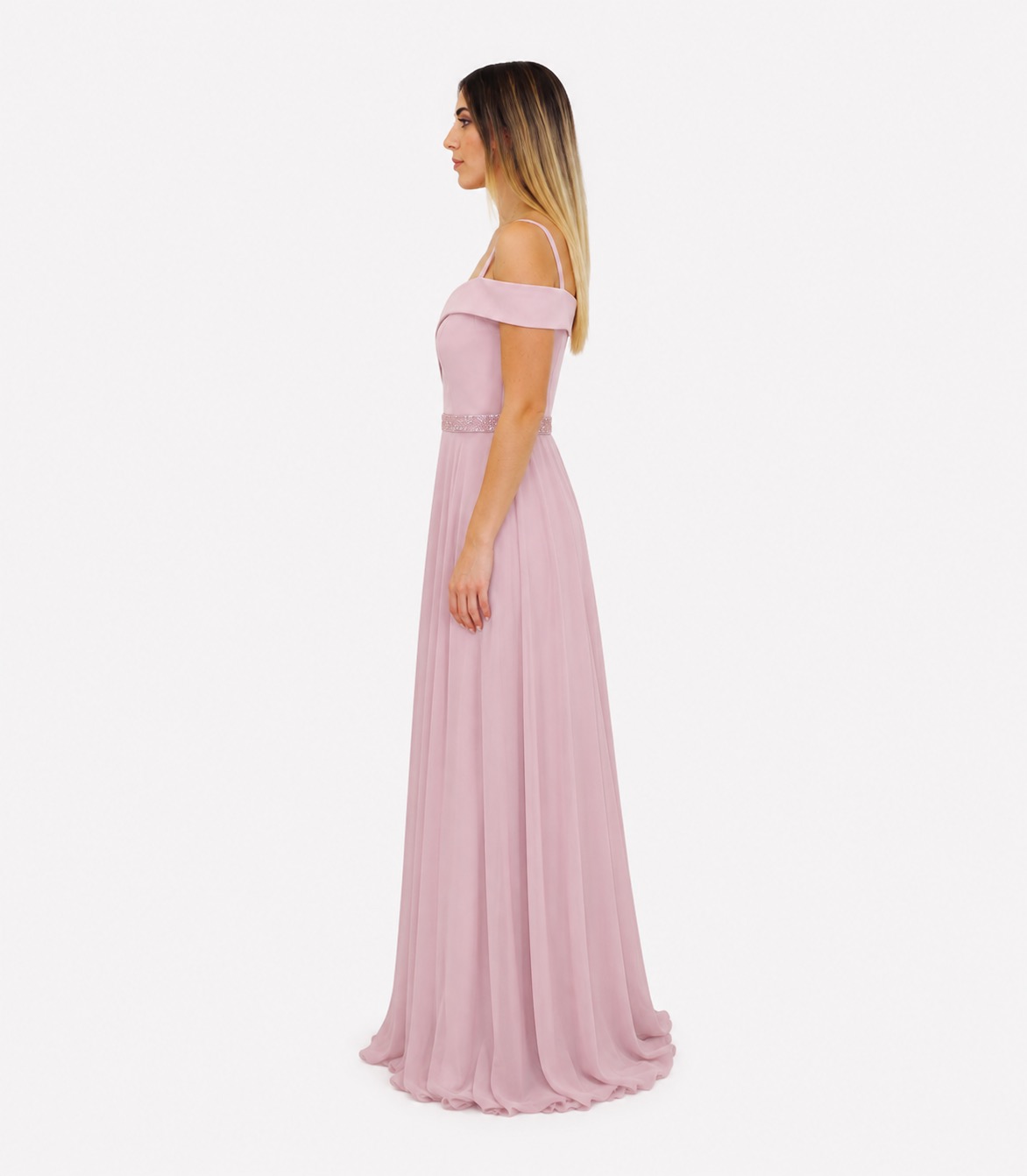 Abito lungo rosa - Paola Forti - immagine 2