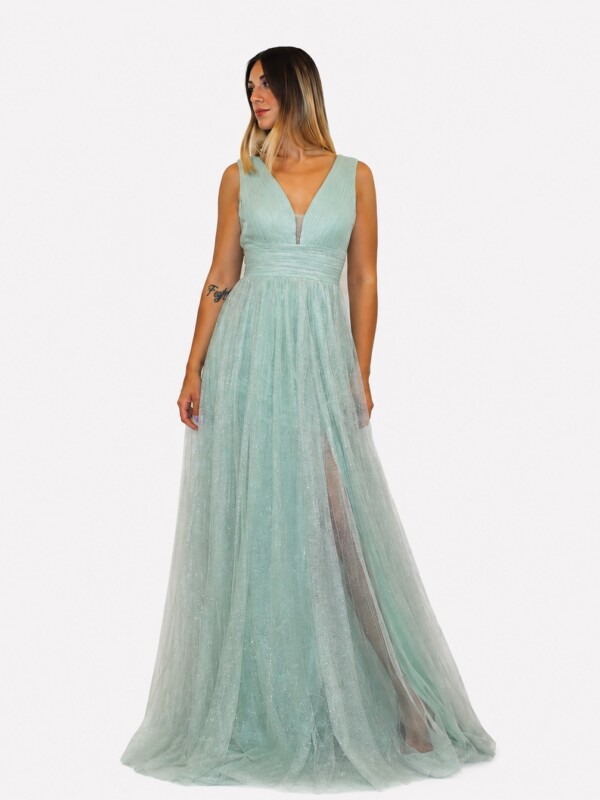 Abito lungo tiffany - Elizabeth Moda
