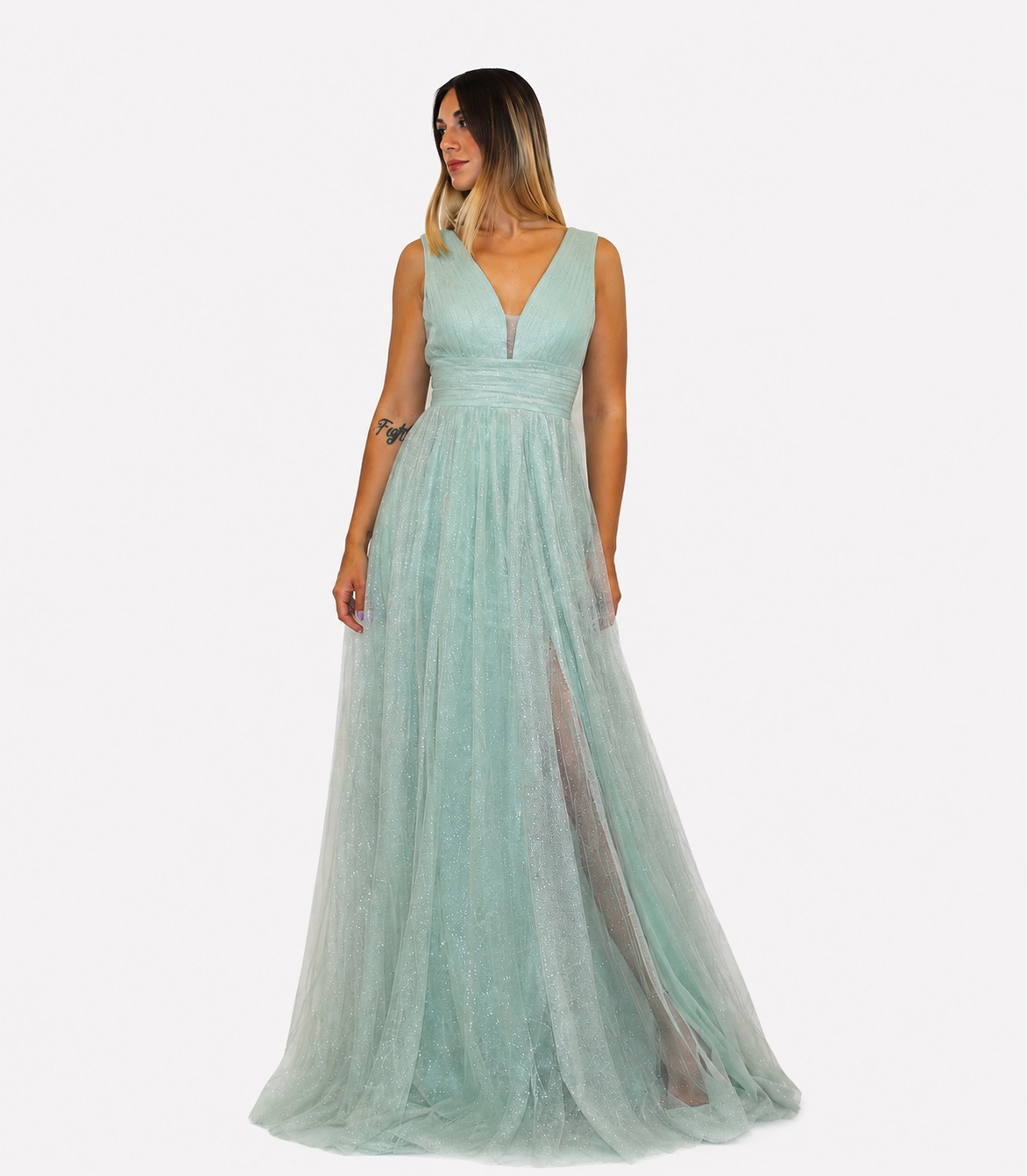 Abito lungo tiffany - Elizabeth Moda