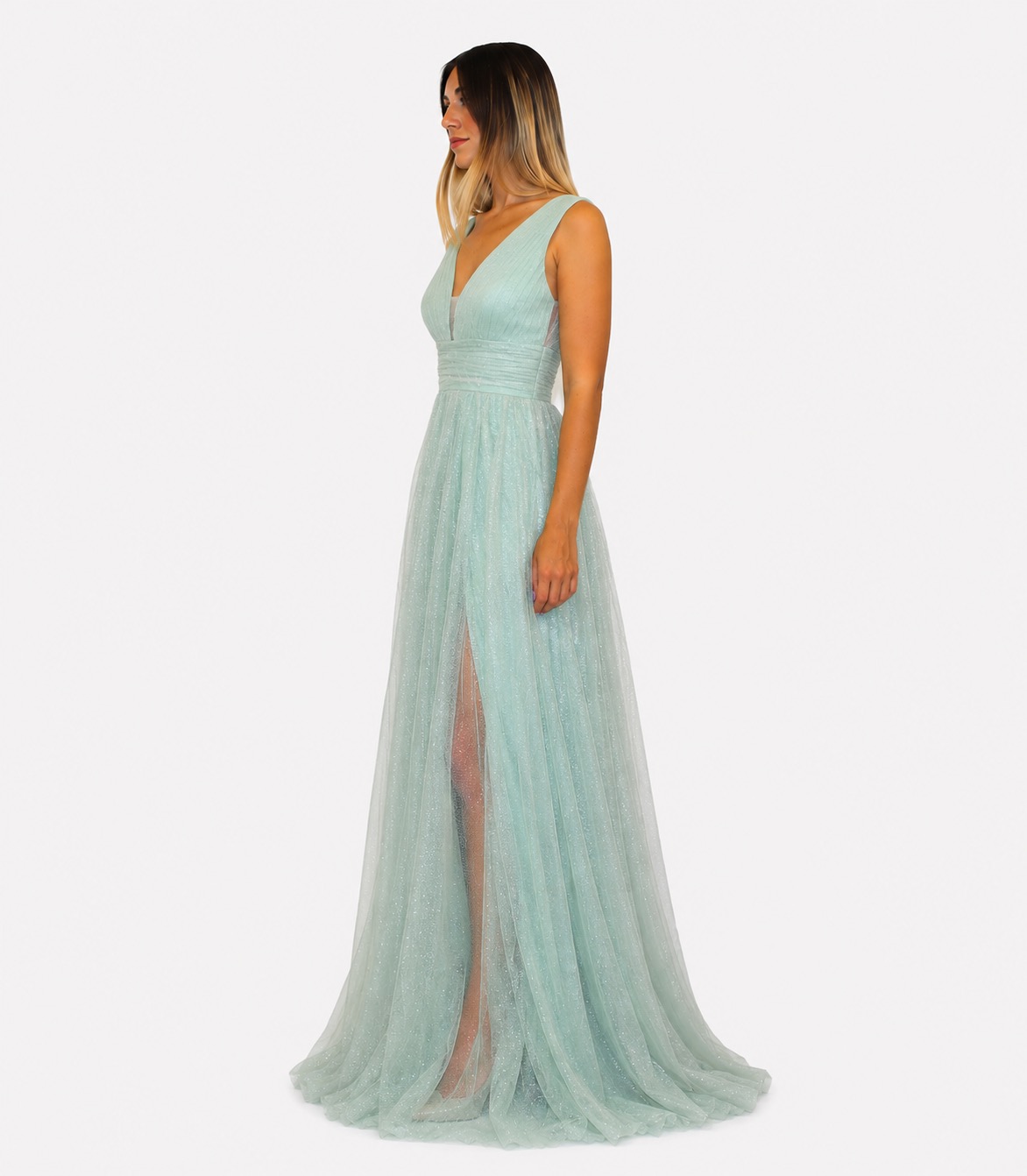 Abito lungo tiffany - Elizabeth Moda - immagine 2