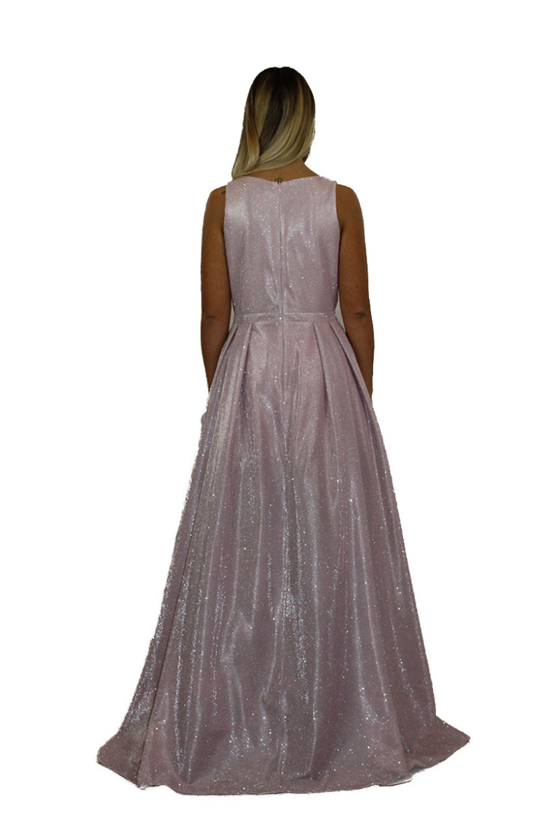 Abito lungo rosa - Sharon - immagine 4