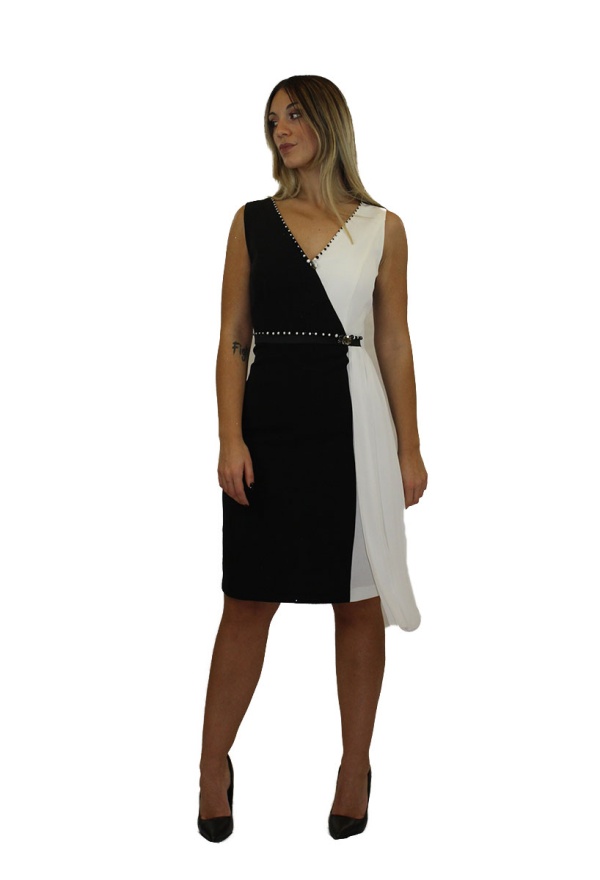 Tubino nero e bianco - Paola Forti - Collezione Cerimonia