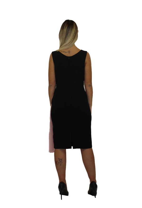 Tubino nero e rosa - Paola Forti - Collezione Cerimonia