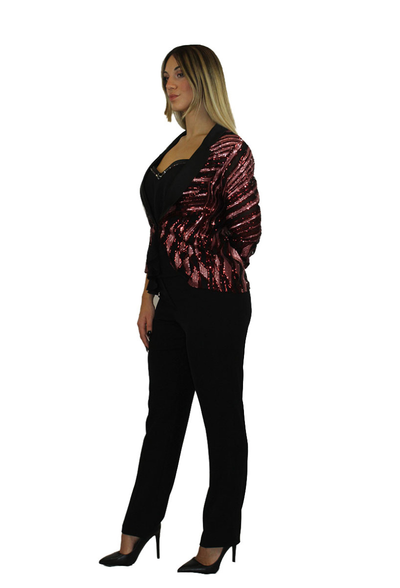Tailleur nero e fuxia - Paola Forti - immagine 2