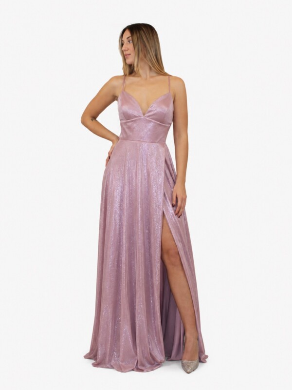Abito lungo rosa - Elizabeth Moda