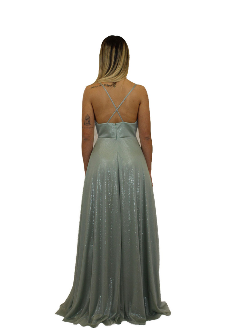 Abito lungo verde - Elizabeth Moda - immagine 4