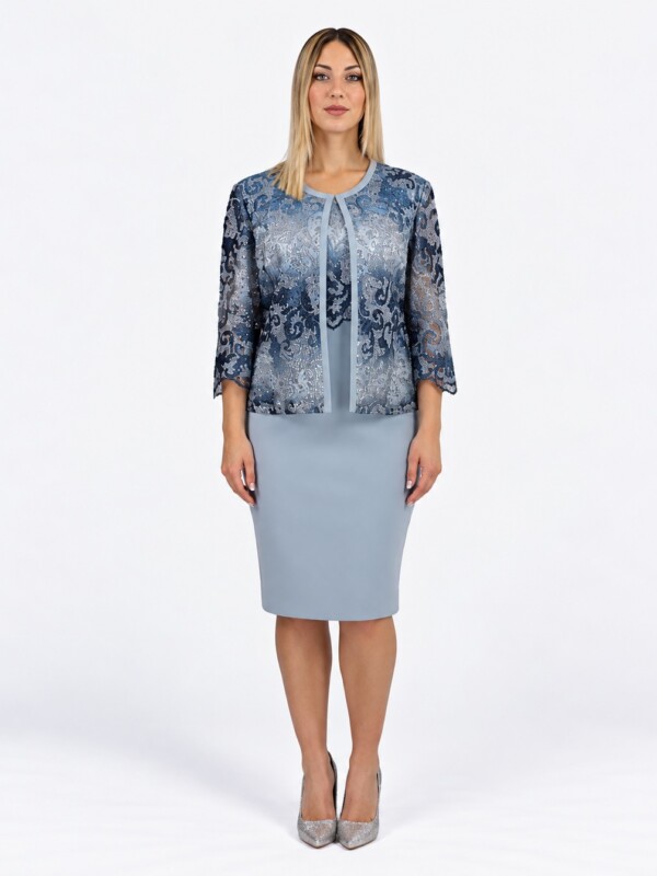 Abito corto polvere - Elizabeth Moda