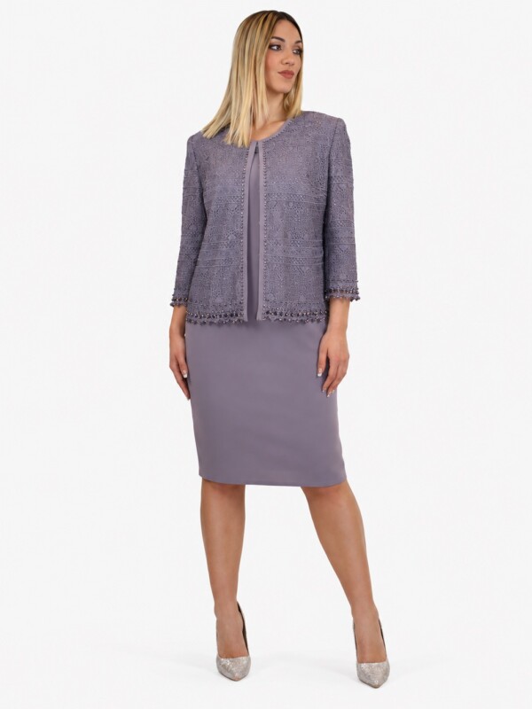 Completo due pezzi glicine - Elizabeth Moda