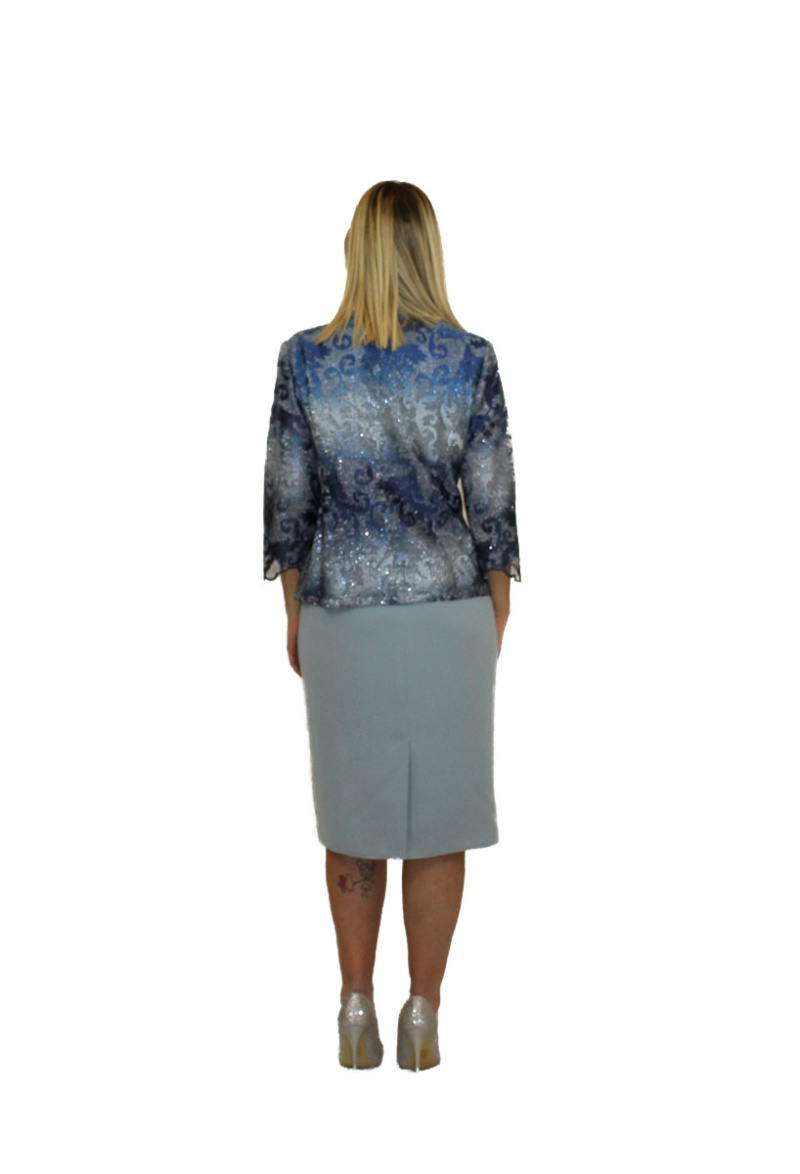 Abito corto polvere - Elizabeth Moda - immagine 5