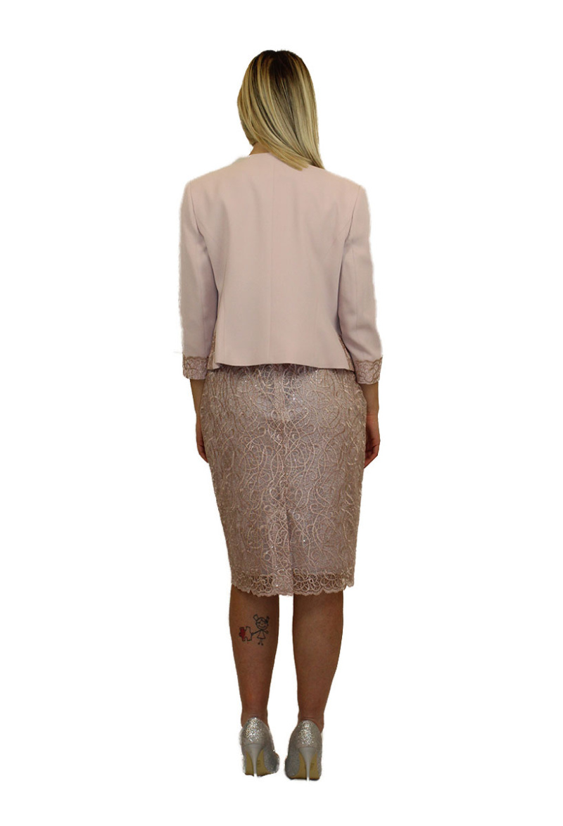 Abito corto rosa - Elizabeth Moda - immagine 5