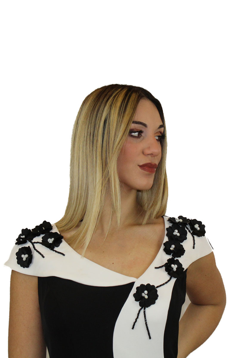 Abito lungo nero - Ludovica Hassler - immagine 3