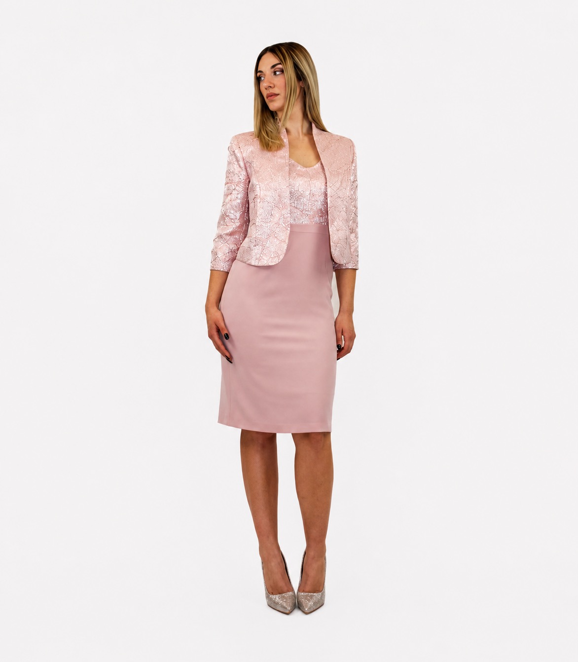 Completo due pezzi rosa - Sharon