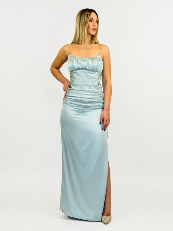 Abito lungo verde - Elizabeth Moda