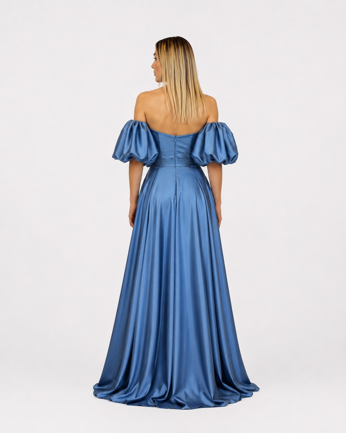 Abito lungo lavagna - Elizabeth Moda - immagine 3