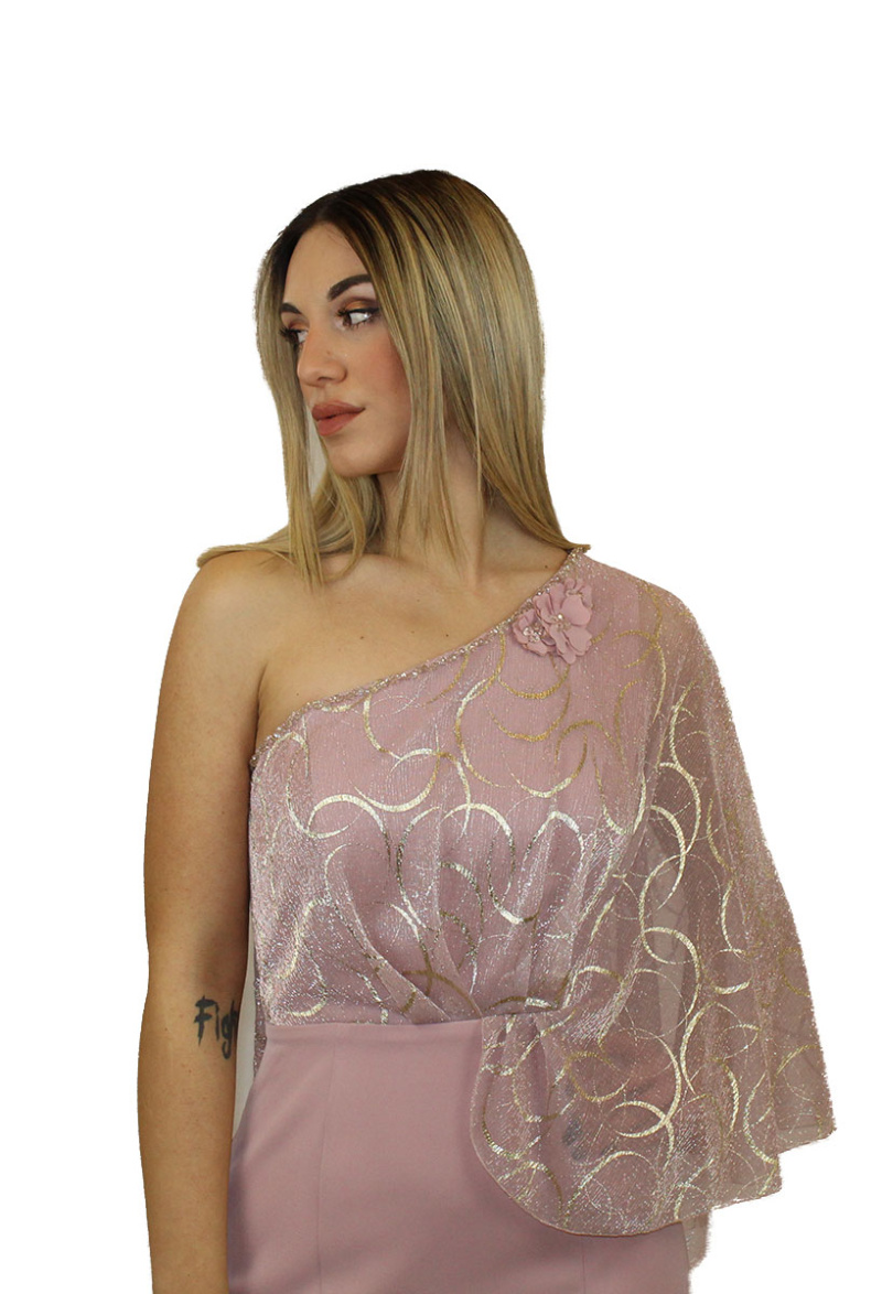 Abito lungo rosa - Paola Forti - immagine 3
