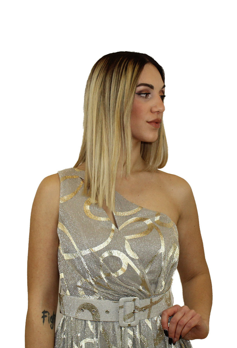 Abito corto oro - Ludovica Hassler - immagine 3