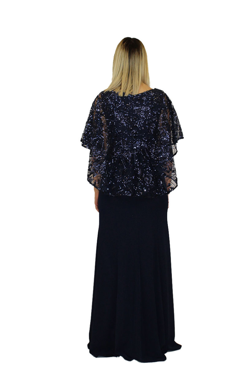 Abito lungo blu - Paola Forti - immagine 4
