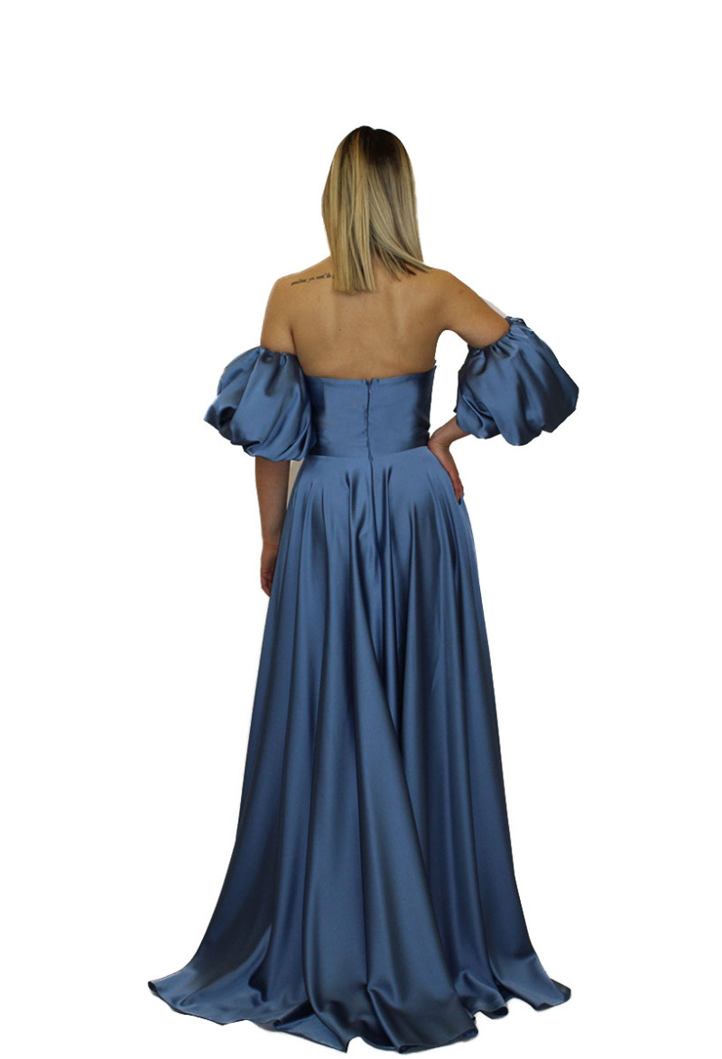 Abito lungo lavagna - Elizabeth Moda - immagine 4