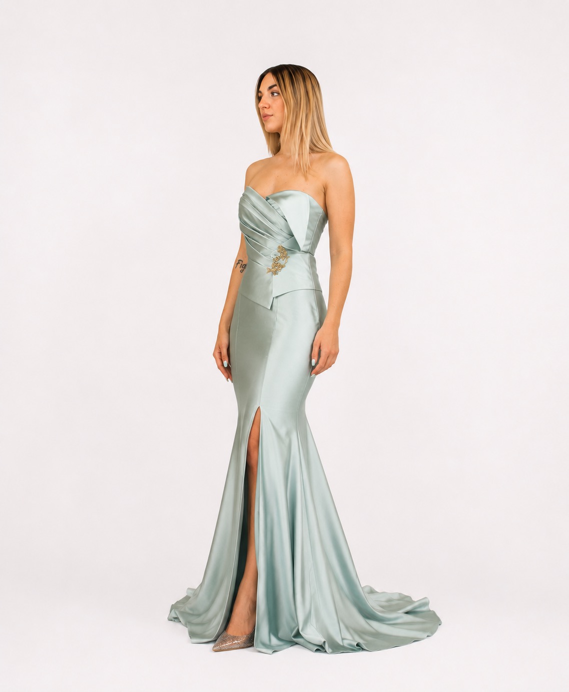 Abito lungo tiffany - Elizabeth Moda - immagine 2