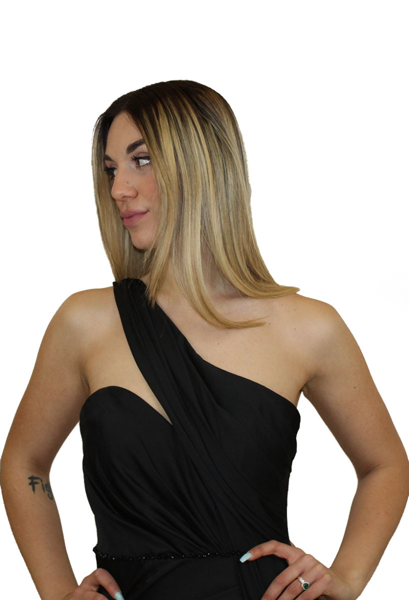 Abito lungo nero - Elizabeth Moda - immagine 3
