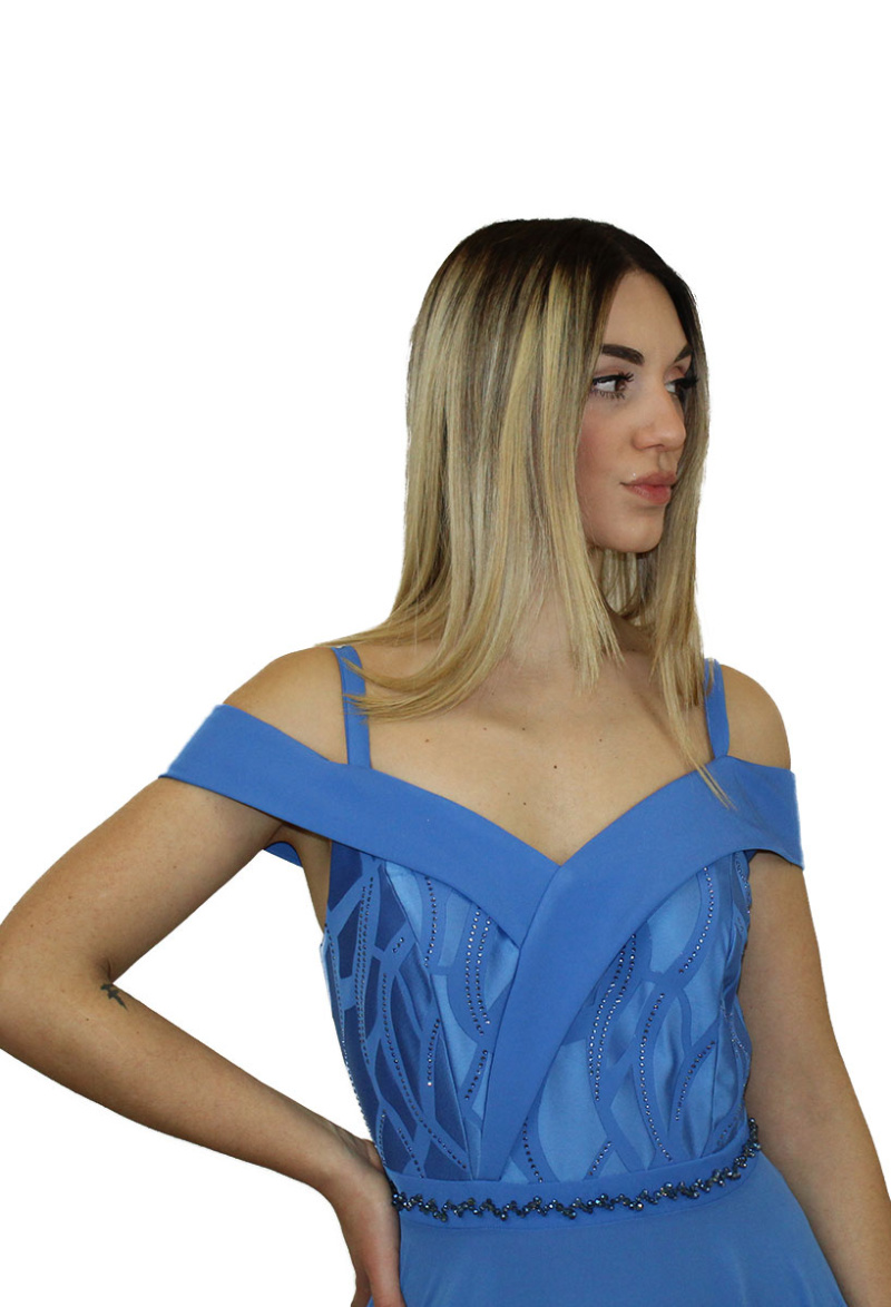 Abito lungo lavagna - Sharon - immagine 3