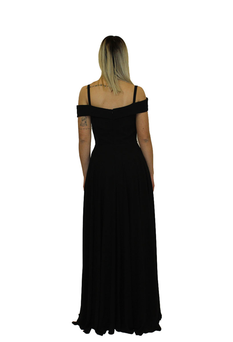Abito lungo nero - Sharon - immagine 4