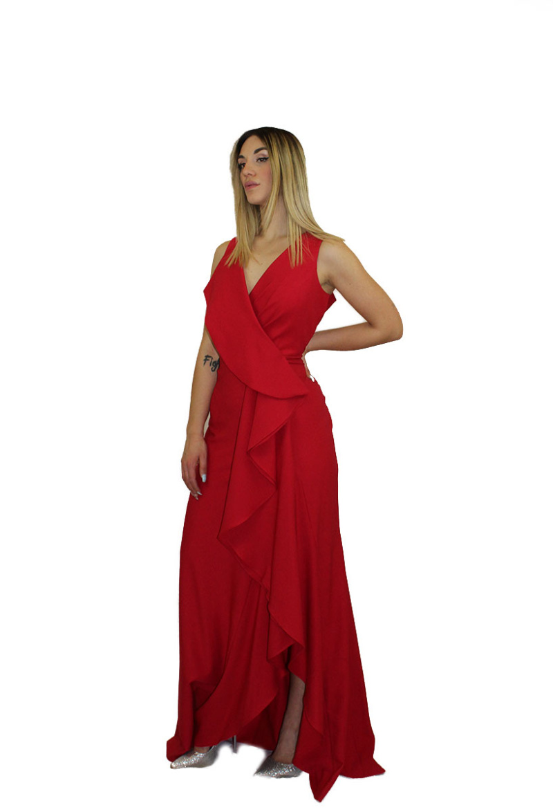 Abito rosso - Elizabeth Moda - immagine 2