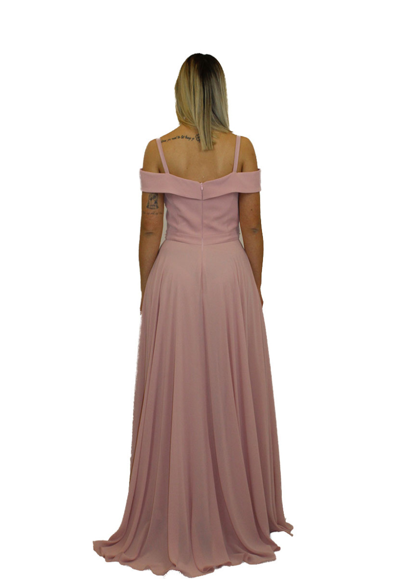 Abito lungo rosa - Sharon - immagine 4