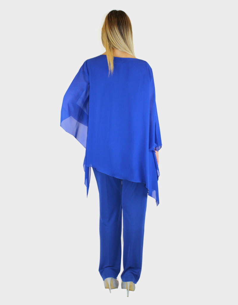 Completo blu cobalto- Paola Forti - immagine 4