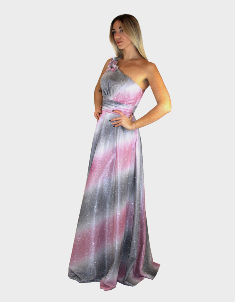 Abito sfumato rosa- Sharon - immagine 2