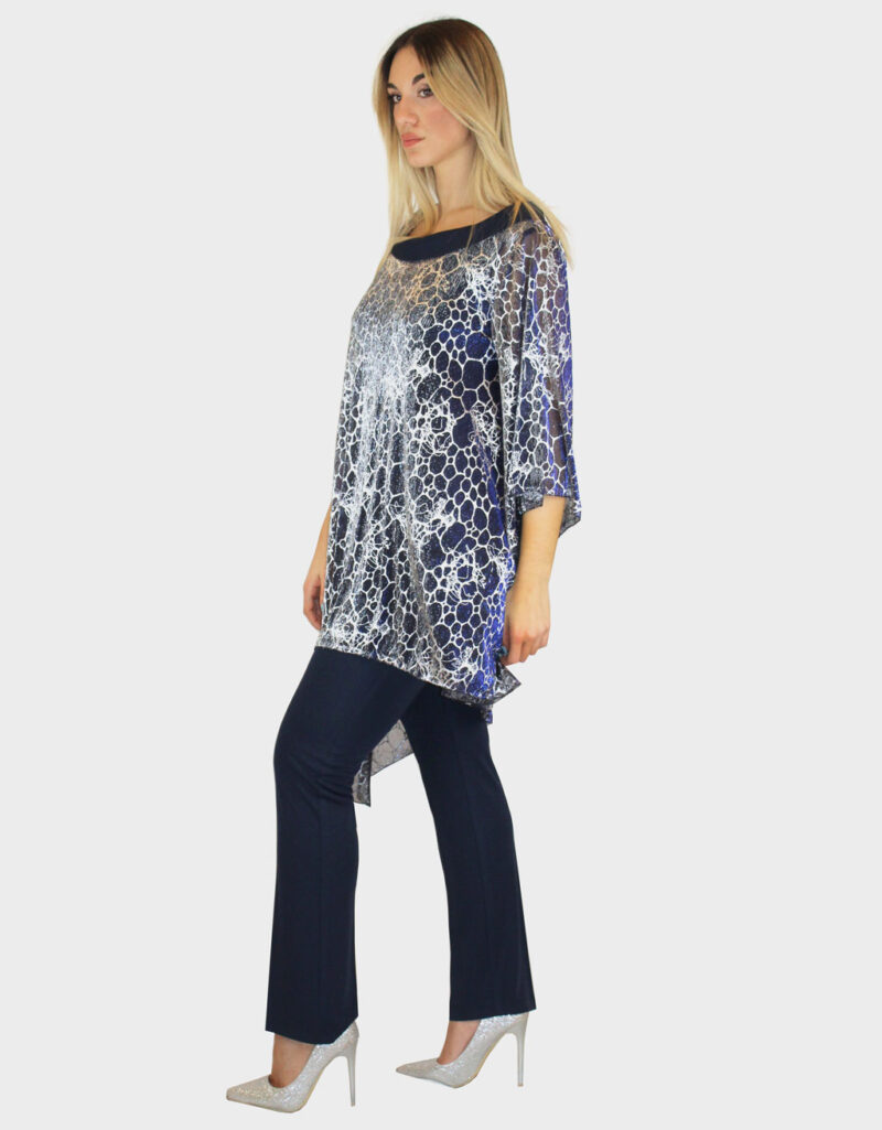 Completo 3 pezzi blu- Paola Forti - immagine 2