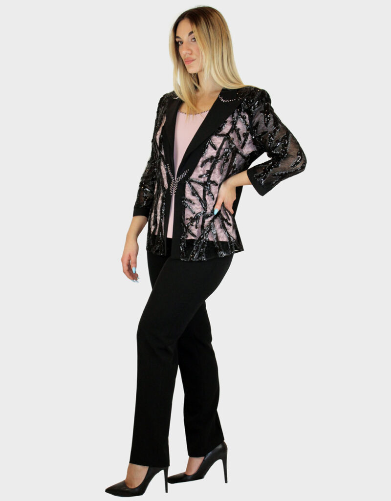 Tailleur 3 pezzi nero- Paola Forti - immagine 2
