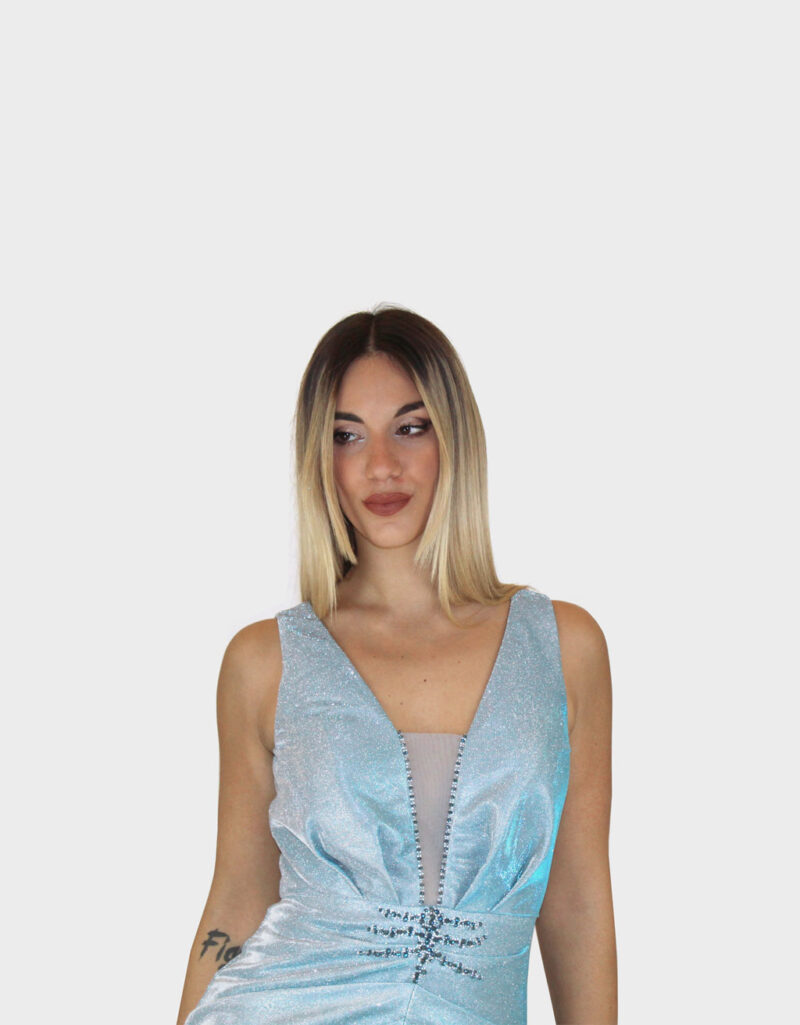 Abito lungo polvere- Sharon - immagine 3