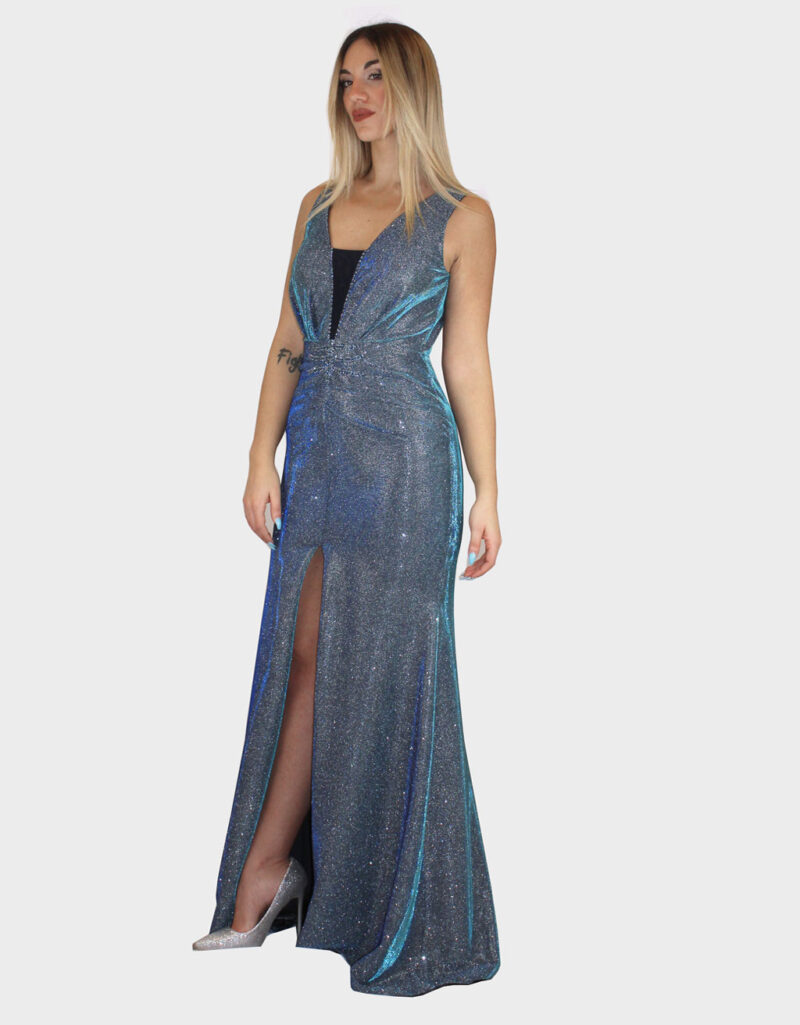Abito lungo blu- Sharon - immagine 2