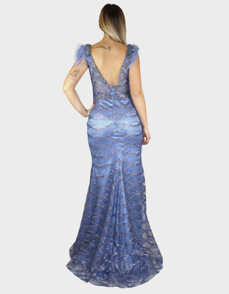 Abito lungo avion- Elizabeth Moda - immagine 4